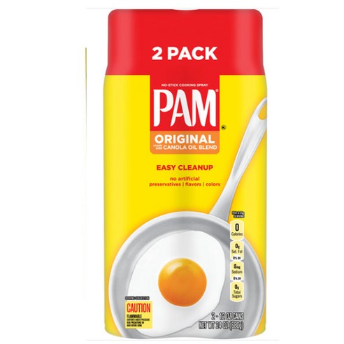 Pam 카놀라유 블렌드 쿠킹 스프레이 오일 340 g, 2개, 340g