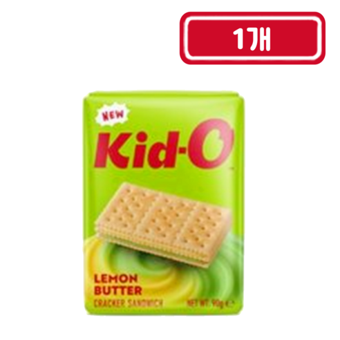 키도 키드오 레몬 버터 크래커 과자 간식 90g, 1개, 90g