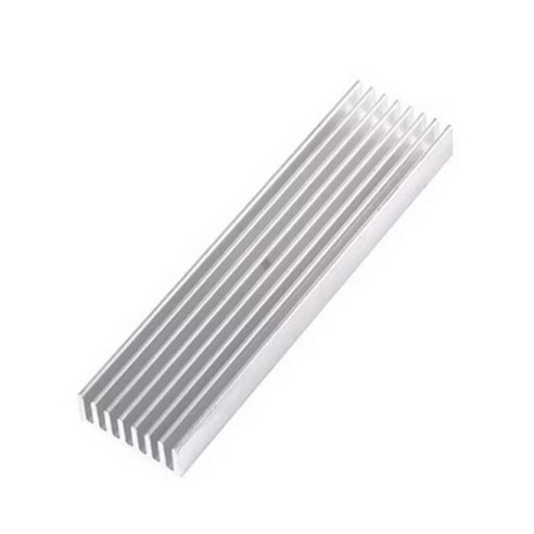 20x100x6mm 방열판 히트싱크 쿨러 냉각 알루미늄, 1개