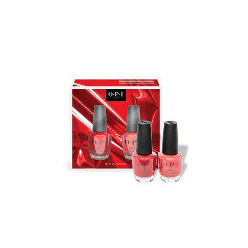 OPI 매니큐어 2 개 세트 레드 & 핑크 각 15mL (네일 래커 셀러브레이션 컬렉션 듀오 팩 HRN36) OPI マニキュア 2本セット 赤 & ピンク 各15mL (ネイルラッカー