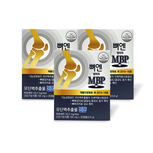 주영엔에스 뼈엔 엠비피 MBP, 30정, 3박스