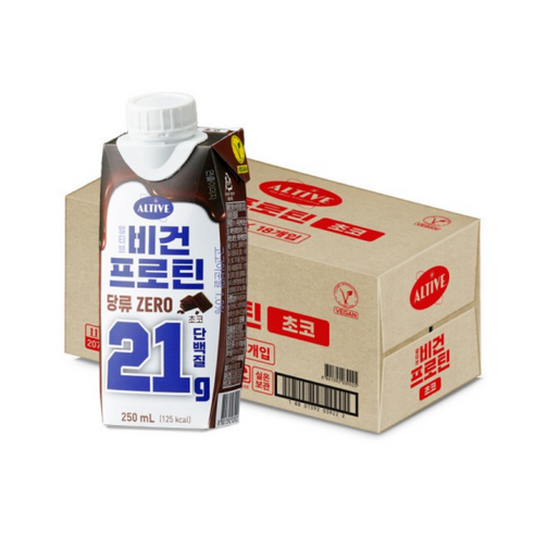 얼티브 비건프로틴 초코 250ml x 18입