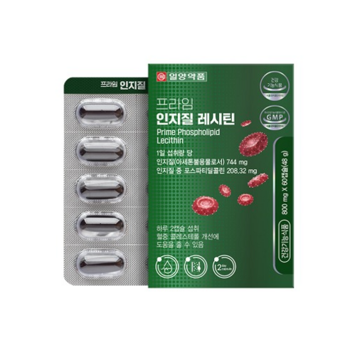 일양약품 프라임 인지질 레시틴 60캡슐, 60개, 1개