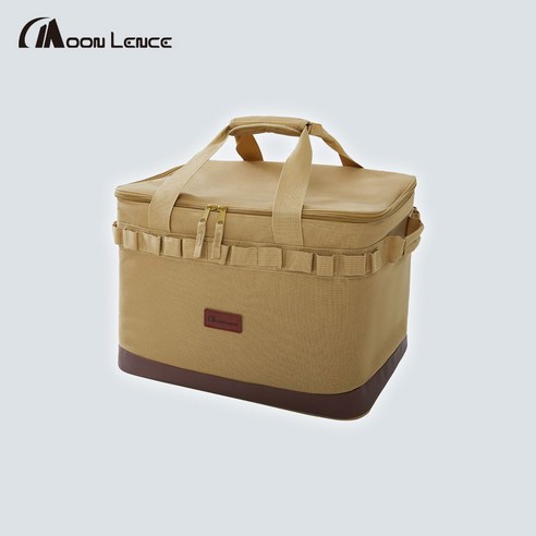 Moon Lence 대용량 캠핑 수납 가방 36L, 1개, 브라운