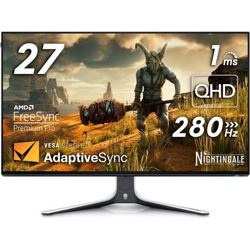 Alienware AW2725DF OLED 게이밍 모니터 26.7인치 QuantomDot WQHD 2560x1440 360Hz 0.03Ms 디스플레이 AMD FreeSync 프, 27 Inches_280 Hz | AW2723DF