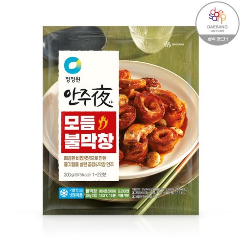 청정원 안주야 모듬 불막창 300gX2개, 300g, 2개