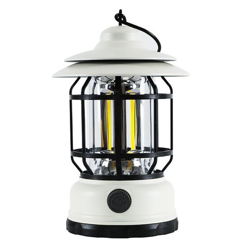 램프텍 LED 감성 캠핑 랜턴 AA 건전지형, 1개, 화이트(WHITE)