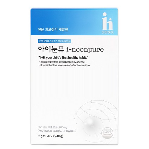아이하이 아이눈퓨 2g X 120포 (3+1) 눈건강 영양제 시력