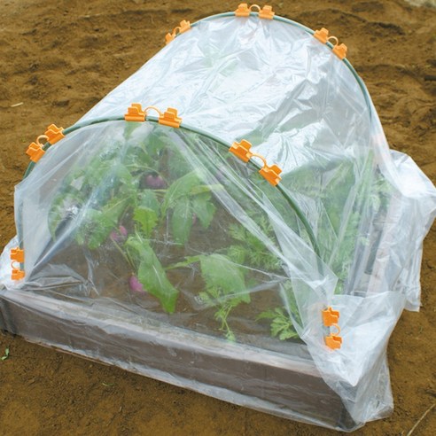 비닐하우스 클램프 고정 밀폐 농사 클립 식물 농자재 천막 농업 원예 집게 용품 밀봉 파이프 봉지 온실 봉투, B_8mm, 1개