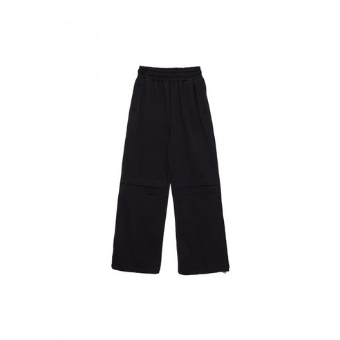 국내매장판 마뗑킴 트레이닝바지 KNEE CUT OUT SWEATPANTS IN BLACK