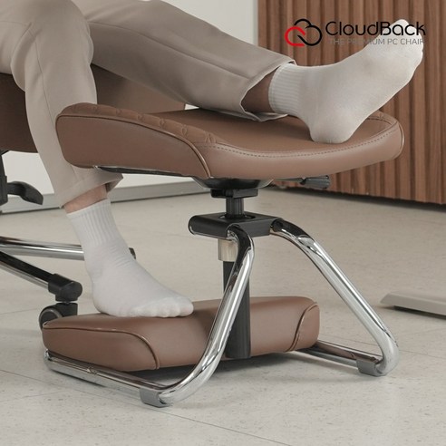 편안함을 디자인하다: 마이풋서포트 2단 발받침대로 완성하는 완벽한 업무 환경 클라우드백마이풋서포트