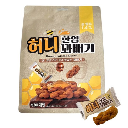 꿀코팅 허니 한입 꽈배기, 1개, 520g