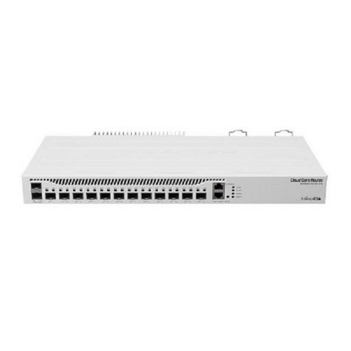 MIkroTiK CCR2004-1G-12S+2XS 산업용 라우터 (RJ45 1포트 SFP+ 12포트 SFP28 2포트), 1개, 선택하세요, 1개