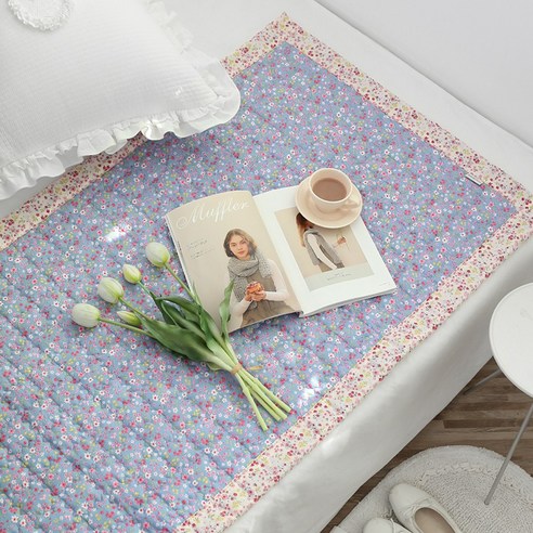 쉐리잔꽃 소파패드: 광목면의 부드러움으로 완성하는 사계절의 아늑함 돌소파패드