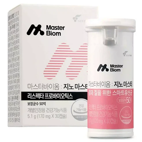 지노마스터 질유산균 30캡슐 4주분 여성 최지우 유산균