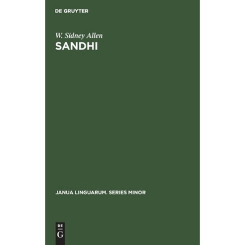 Sandhi Hardcover, Walter de Gruyter, English, 9783112416556