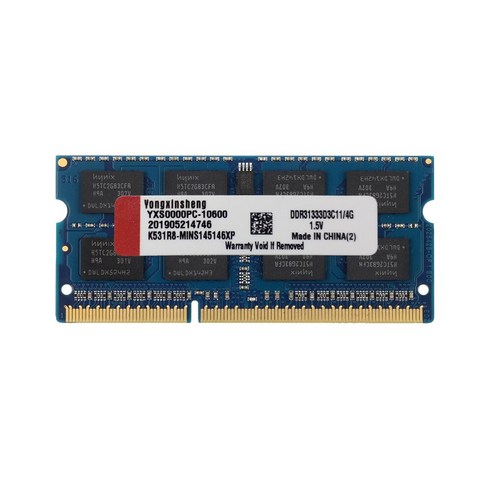 컴퓨터RAM 컴퓨터램 메모리 DDR3 노트북 2GB 4GB 1066MHZ 1333MHZ RAM PC3-8500S 10600S 1.5V 204 핀 PC3-12800S 8GB 1600, 2GB-1066MHZ