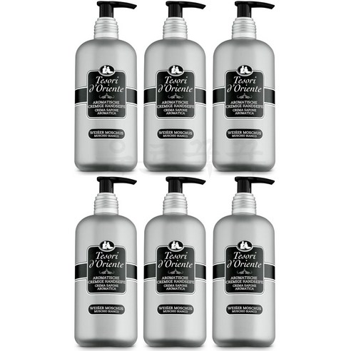 테소리 도리엔테 화이트머스크 핸드워시 액상비누 300ml x6, 6개
