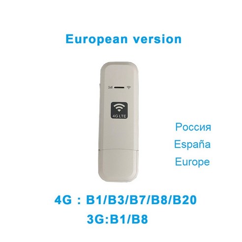 동글 휴대용 와이파이 LTE USB 4G 라우터 나노 SIM 카드 모뎀 포켓 핫스팟 10 사용자 LDW931, [02] Europe version, 02 Europe version, 02 Europe version