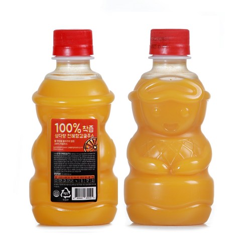 제주 삼다향 100% 착즙주스 천혜향 감귤주스, 320ml, 15개