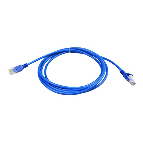 1m 최대 5m 길이의 이더넷 케이블 CAT5e 네트워크/LAN/인터넷 파란색 리드, 블루, PVC