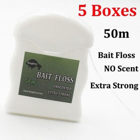 낚시 방법 슈퍼베이트 피더 액세서리 Boilies 미끼 치실 팝업 잉어 도구 장비 태클 5 개, 5PCS-Bait Floss