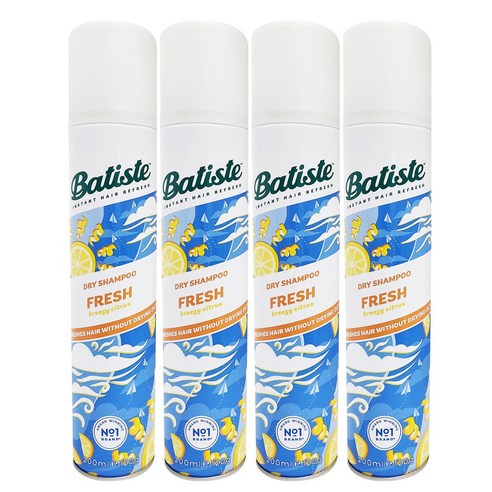 바티스트 드라이샴푸 후레쉬, 200ml, 4개