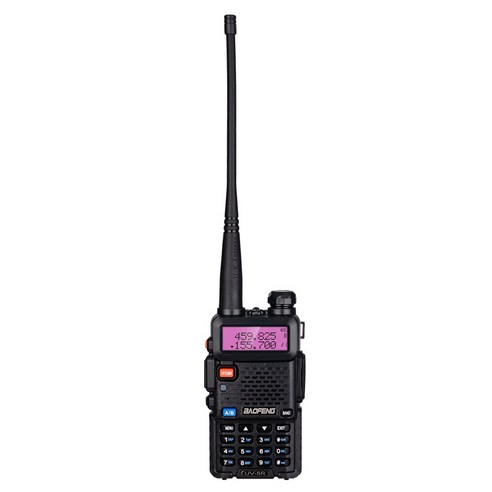 Baofeng UV-5R 생활용 업소용 미니 무전기 유럽 플러그 이어폰 포함, 1개