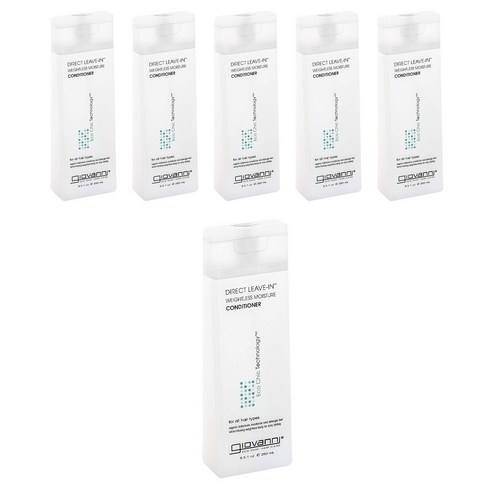 지오바니 다이렉트 리브-인 무게감 없는 모이스처 컨디셔너, 250ml, 6개