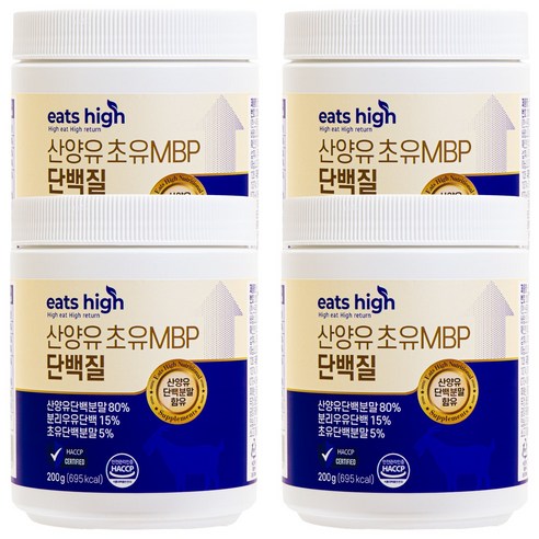 산양유 단백질 초유 MBP 분말가루 100 고함량 네덜란드 산양 프로틴, 200g, 12개