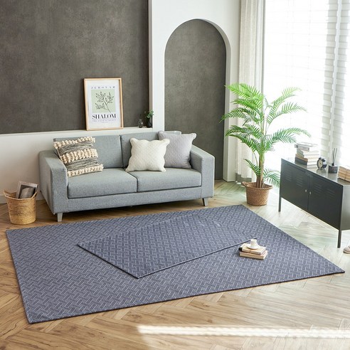 포근함이 일상으로, 모두의 러그 우븐 자카드 러그