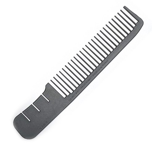 더빗다 미용사 파스텔 카본 커트빗 바리깡 클리퍼빗 ST-101, 블랙, 1개