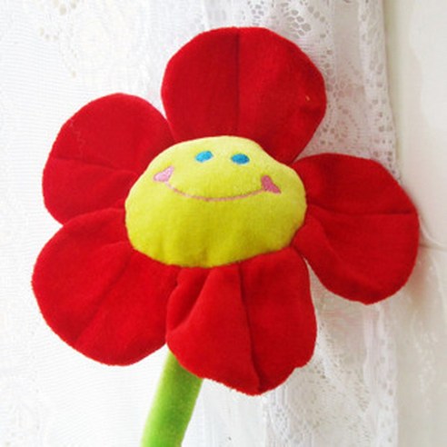 대형 스마일꽃인형 스마일꽃다발 졸업식 해바라기 장미 시들지않는 90cm (8colors), 1레드