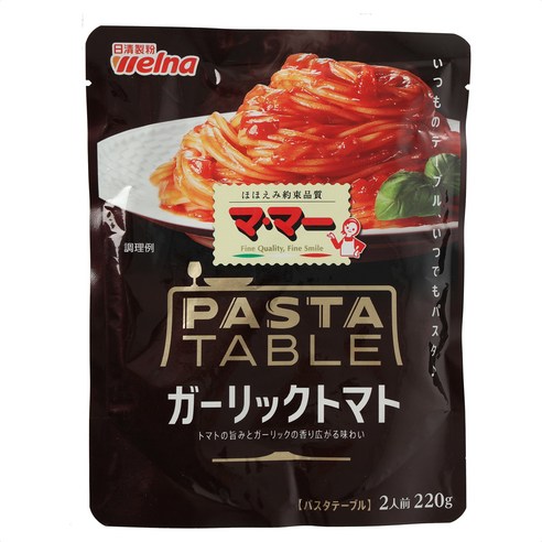 닛신 웰나 마마 파스타 테이블 갈릭토마토맛, 1개, 220g