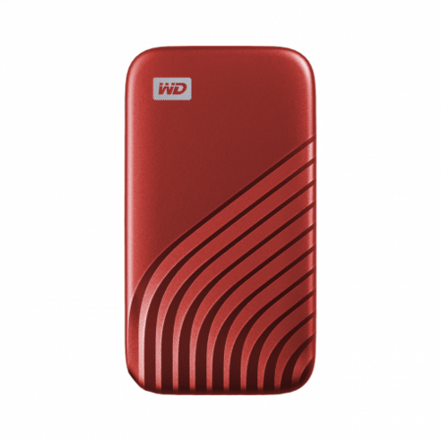 [공식판매점] WD NEW My Passport NVMe 외장SSD, 레드, 500GB