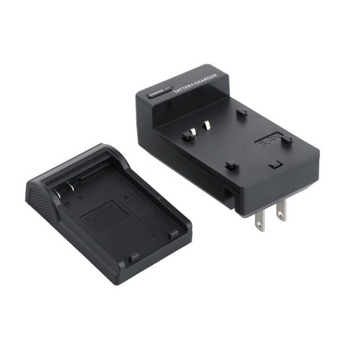 Nikon EN-EL14 Slim Fast와 호환되는 여행용 배터리 충전기, 8.45x4.65x3.8cm, 검은 색, 플라스틱