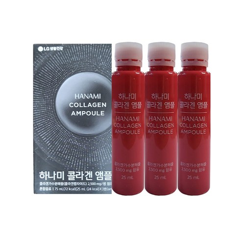 생활정원 하나미 콜라겐 앰플(시음용) 25mlX30개 ( 30일분), 25ml, 30개