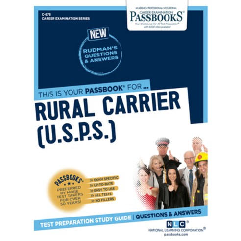 (영문도서) Rural Carrier (U.S.P.S.) 678: Passbooks Study Guide Paperback, English, 9781731806789
