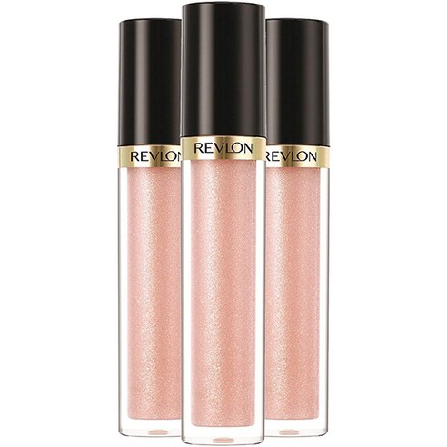 레브론 수퍼 러스트러스 립 글로스 3.8ml, Snow Pink, 3개