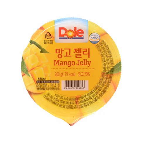 Dole 망고 젤리, 1개, 없음