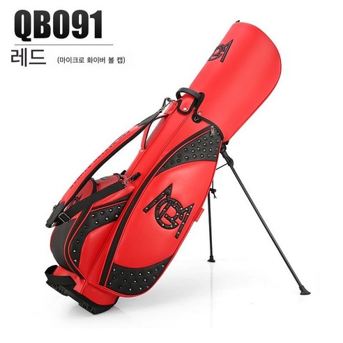 PGM 골프 여성용 골프백 휴대용 스탠드백 방수 골프캐디백 QB091, QB091-red 볼 백 [표준 볼 백 캡 포함]