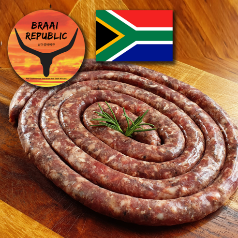 브라이리퍼블릭 남아공 수제 양고기 소시지 램브로보스 500g [원육+천연양념 100%] Braai Republic, 1팩