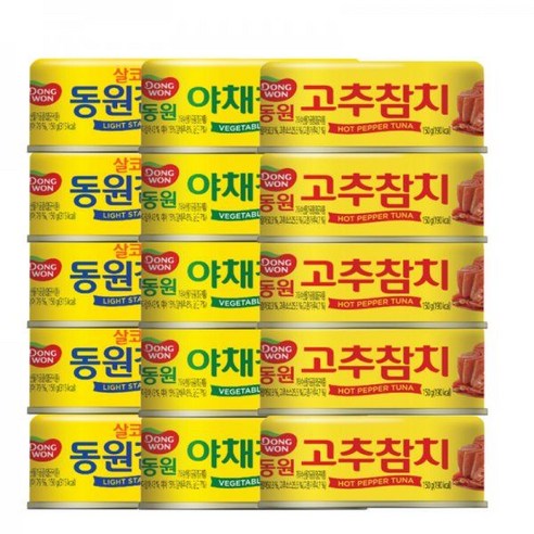 (국내배송) 동원참치콤보팩(살코기+야채) 150g x 10 986392, 야채참치 x 10, 10개