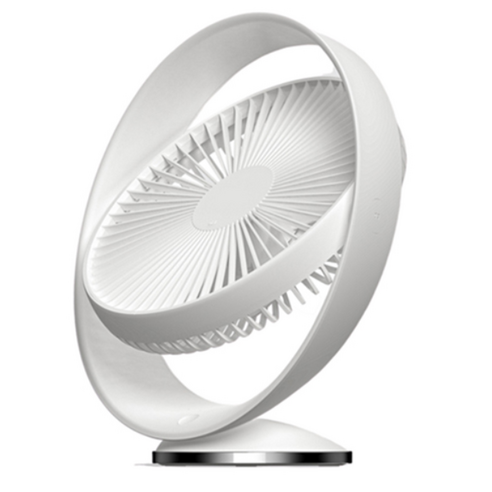 맑게울려퍼지는 무선 무소음 탁상용 선풍기, 화이트(3개), TEMC003