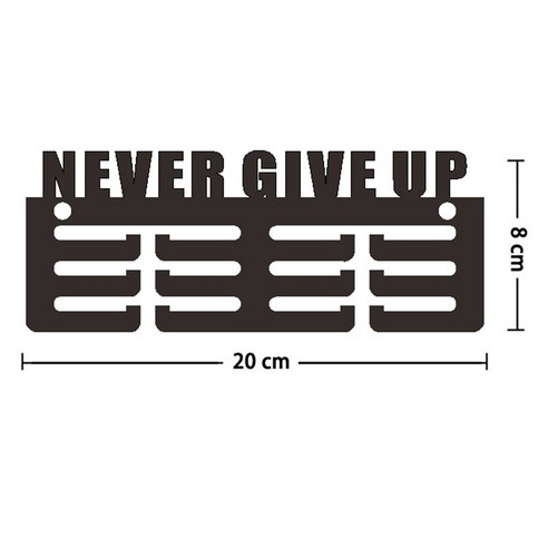 까마느 메달걸이 태권도 마라톤 메달 거치대 행거 정리 진열대 스포츠, NAVERGIVEUP, 1개