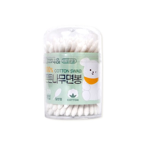 이지앤 튼튼 순면 나무면봉