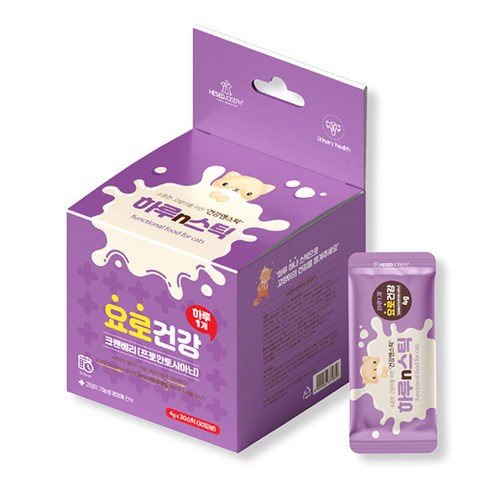 하루n스틱 고양이 관절건강 영양제 4g x 30p, 요로건강 x 크랜베리 x 2개, 1개