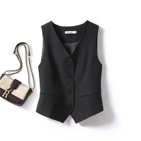 여성용 정장조끼 슬림핏 숏조끼 베스트 뉴타임즈 Women''s Vest