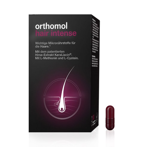 오쏘몰 헤어 인텐스 60개입 Orthomol Hair Intense 60kapseln, 1박스, 60정