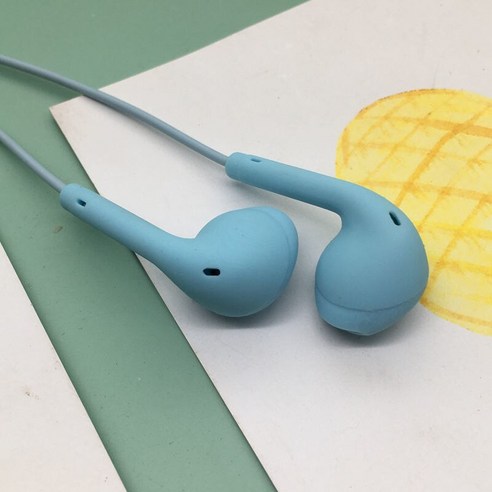 [XIG] 3.5mm In-Ear 휴대용 스포츠 이어폰 유선 슈퍼베이스 내장 마이크 유선 이어폰 핸즈프리 스마트 폰 화웨이, 하나, Blue
